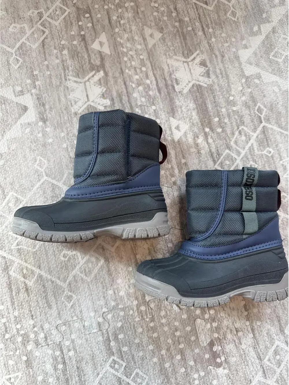 Osh Kosh Snow Boots Blue and Gray